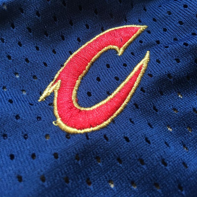 Men's LeBron James Navy Blue Retro Classic Team Jersey