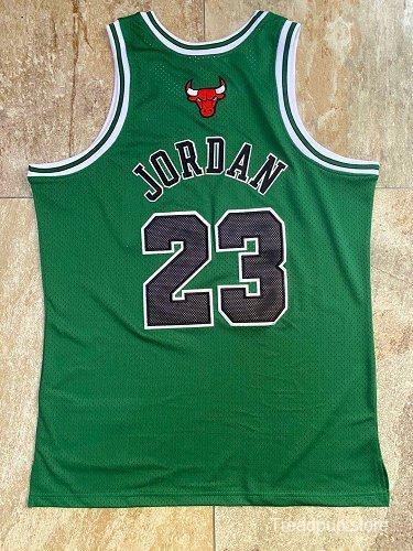 Men's Michael Jordan Green Retro Classic Team Jersey