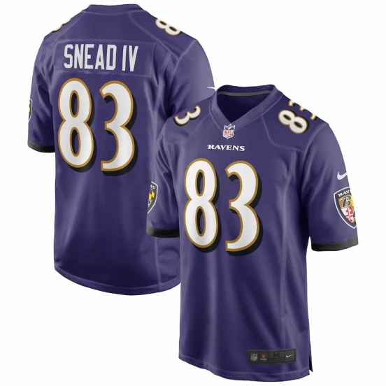 Men's Willie Snead IV Purple Player Limited Team Jersey