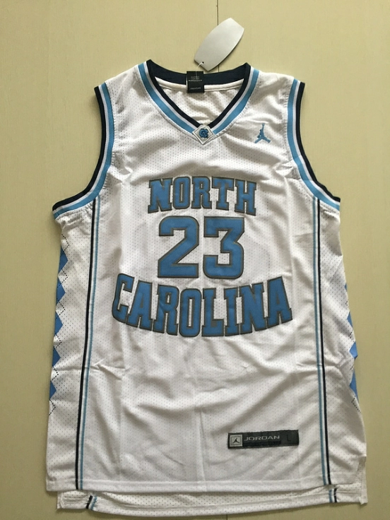 Michael Jordan 23 North Carolina College Basketball Jersey With AJ Logo