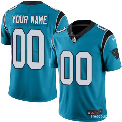 Men's Blue Alternate Custom Limited Team Jersey