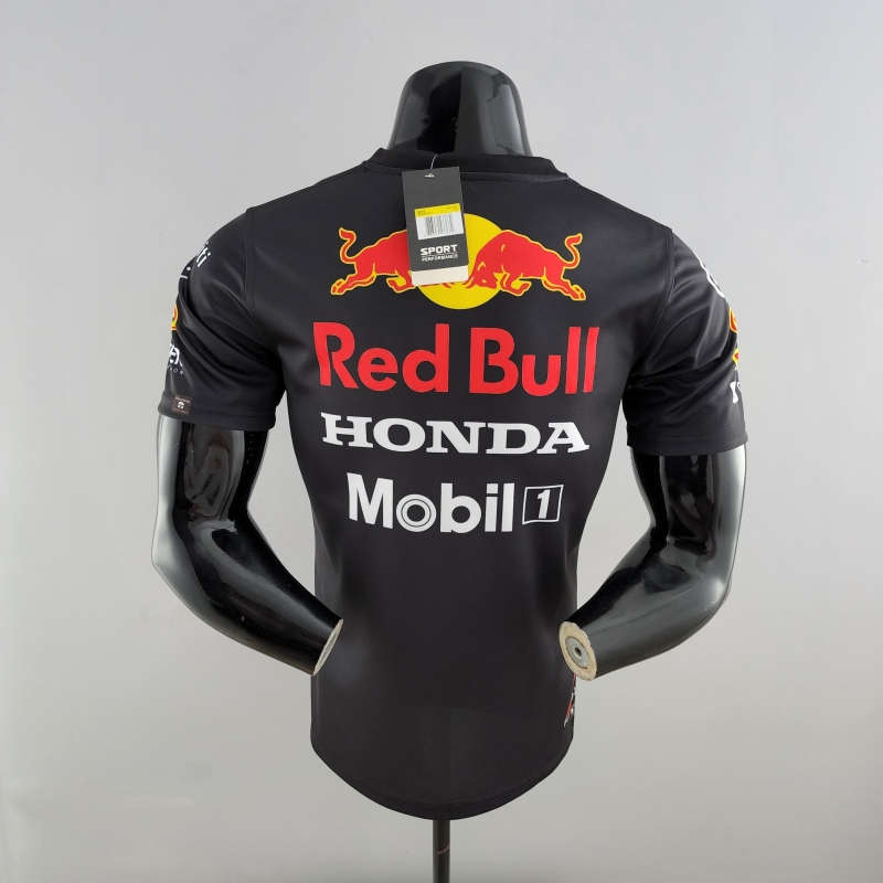 2022 F1 Red Bull Black Jersey #0001