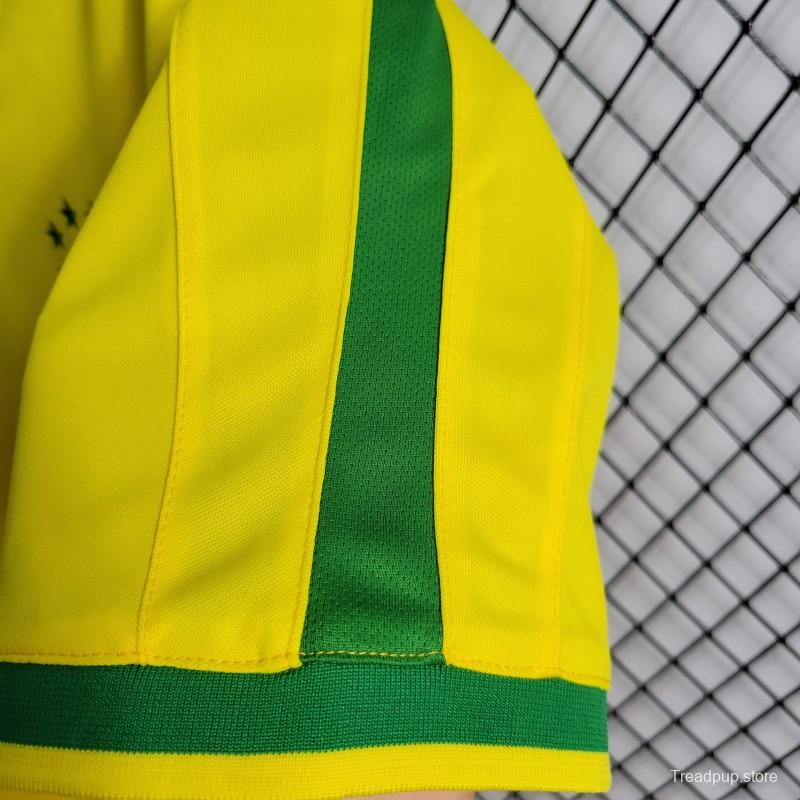 Retro 1997 Brazil Home Jersey