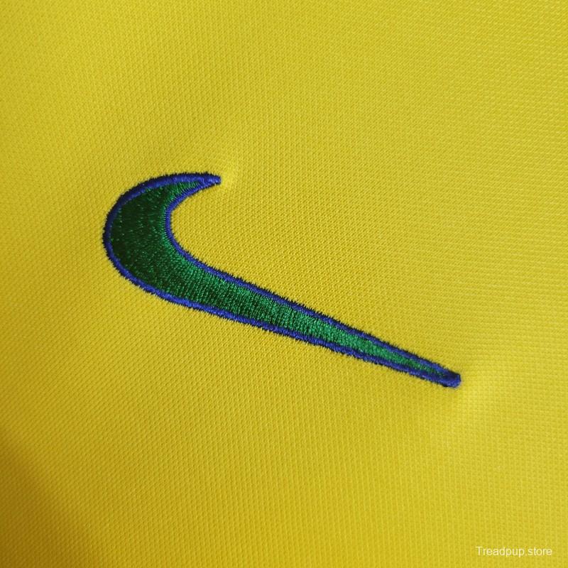 Retro 1997 Brazil Home Jersey
