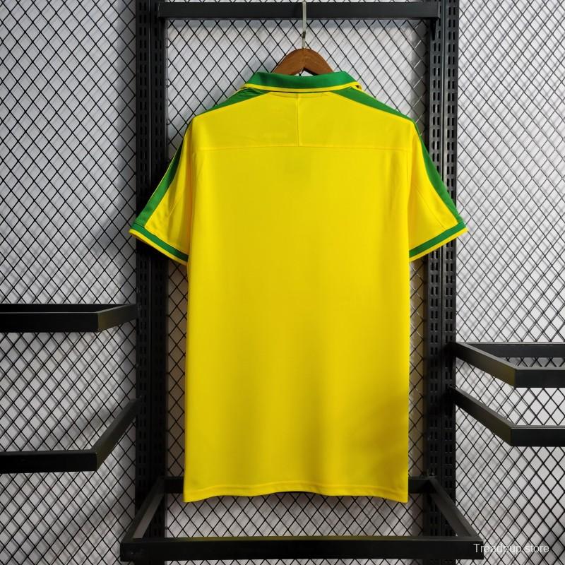 Retro 1997 Brazil Home Jersey