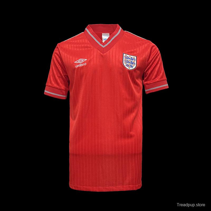 Retro 84/87 England Away Soccer Jersey