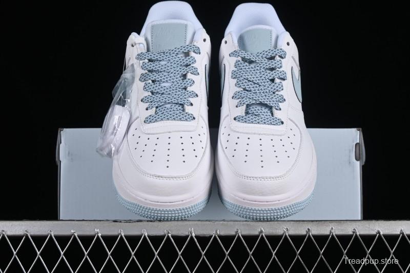 Nike Nocta x Nike Air Force 1 '07 Low "Certified Lover Boy" Ice Blue Classic Low-Top Casual Sneakers - LO1718-061