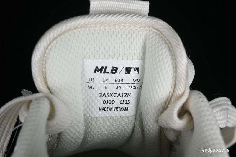 MLB Chunky Liner Basic New York Yankees Thick Sole Platform Sneakers with 6cm Height Increase - 3ASXCA12N50IVS
