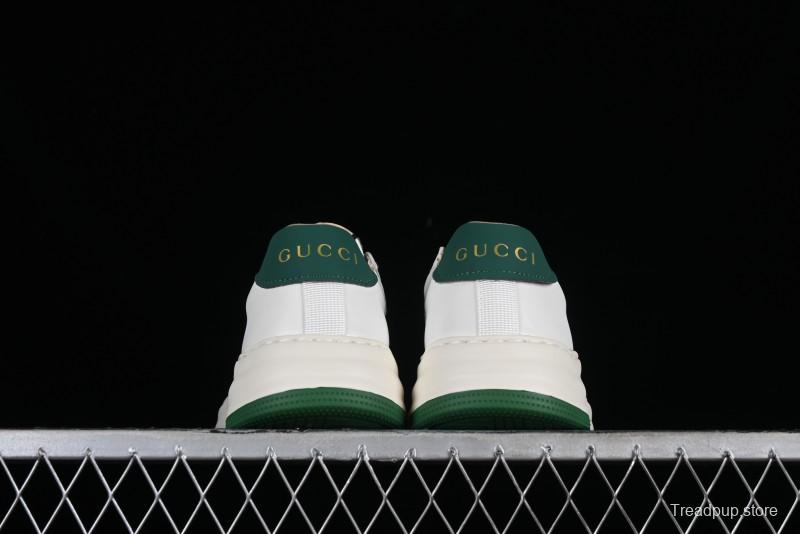 Gucci Chunky B Screener GG Sneakers Retro Style with Classic GG Canvas and Leather Trim - 9Y9209666