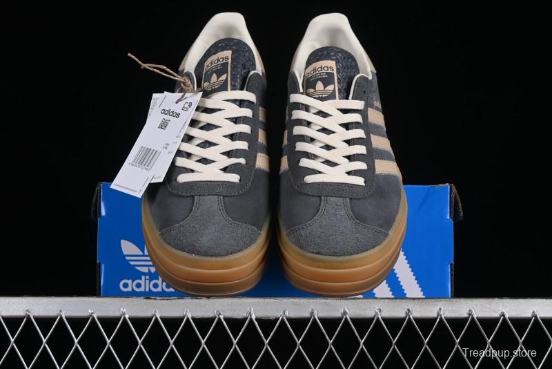 Adidas Originals Gazelle Bold IE0428 Low-Top Sneakers with Thick Sole for Casual Wear Anti-Slip and Durable - IE0428