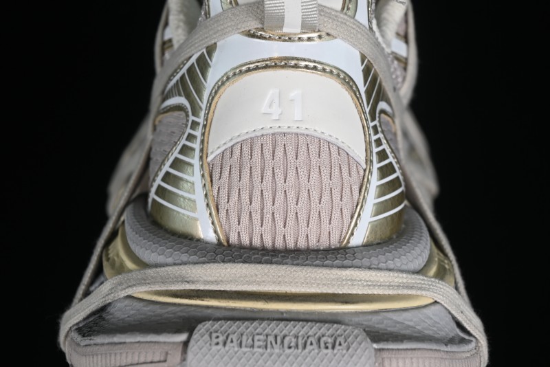 Balenciaga Phantom Sneaker 10th Generation Lace-Up Running Shoes with Transparent Heel Strap - W3XLL9191