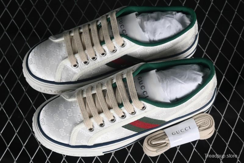 Gucci Tennis 1977 Print Sneaker Retro Casual Sports Canvas Shoes - 02JPO9064
