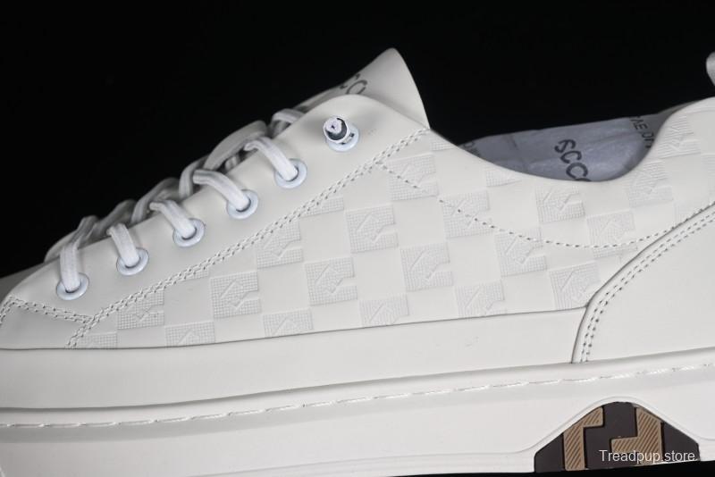 ECCO Soft 7 Classic Slip-On Loafers with Mosaic Pattern - 63231601002