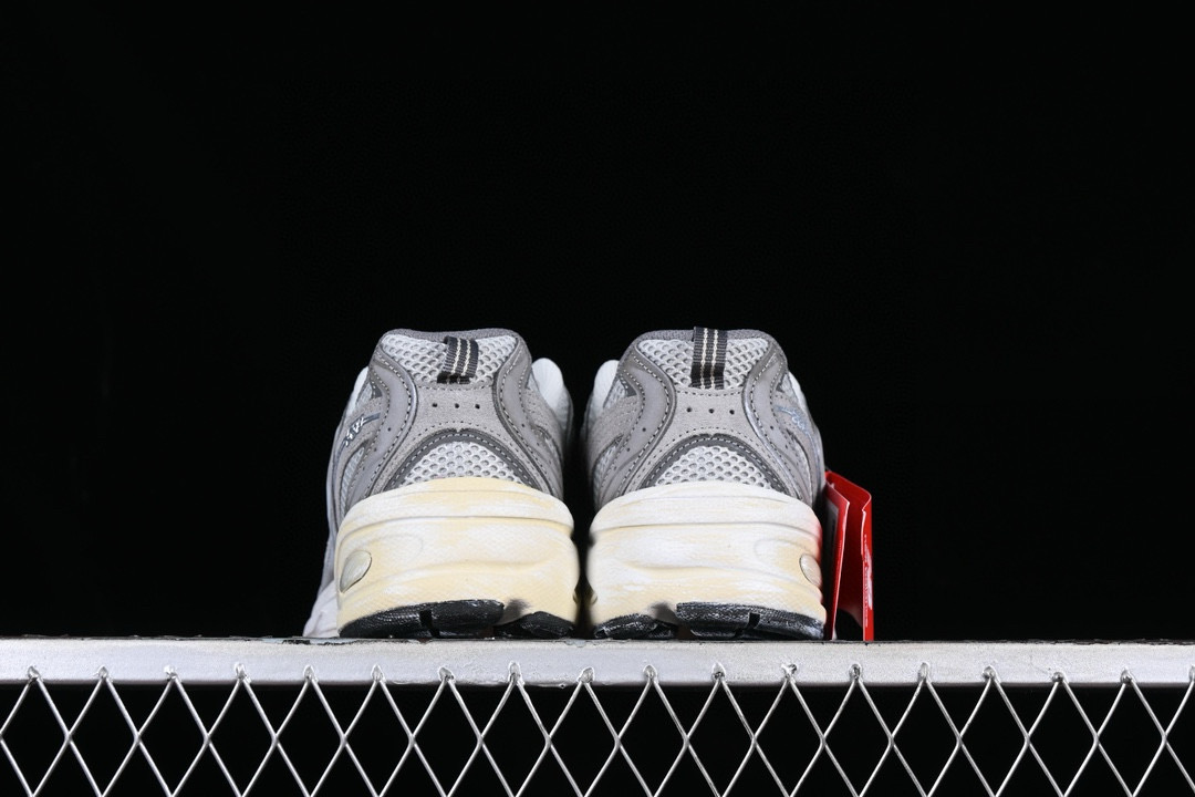 New Balance 530 Series Leather Distressed Retro Casual Running Shoes - MR530TG
