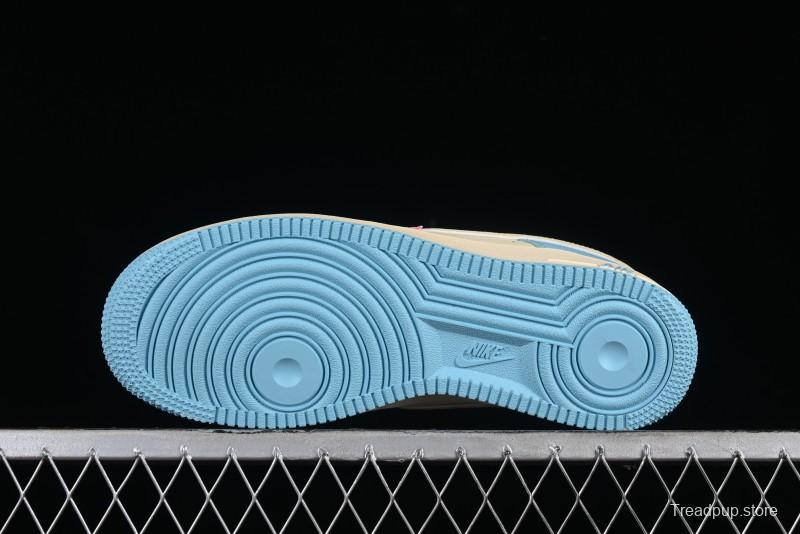 Nike Air Force 1 '07 Low Custom Casual Sneakers with Full-Length Honeycomb Air Cushion - XL2312-555