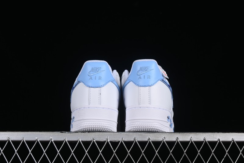 Nike Air Force 1 '07 Low Custom Chinese Style - Spring Cherry Blossom Casual Sneakers - DD8959-100