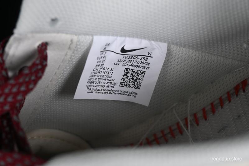 Nike Air Force 1 '07 Low "NIKE" Triple Swoosh Series White Wine Red Classic Casual Sneakers - TV2306-258