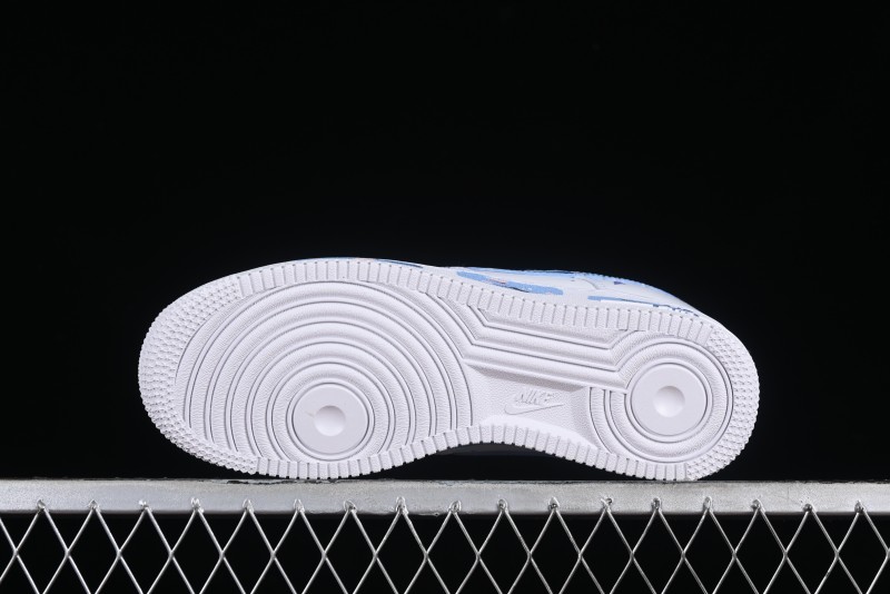 Nike Air Force 1 '07 Low Custom Chinese Style - Spring Cherry Blossom Casual Sneakers - DD8959-100
