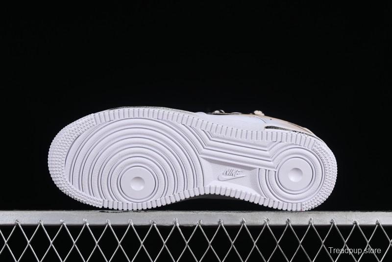 Nike Air Force 1 '07 Low Custom Anime Themed Hand-Painted Swoosh Strap Low-Top Casual Sneakers - ZH0316-013