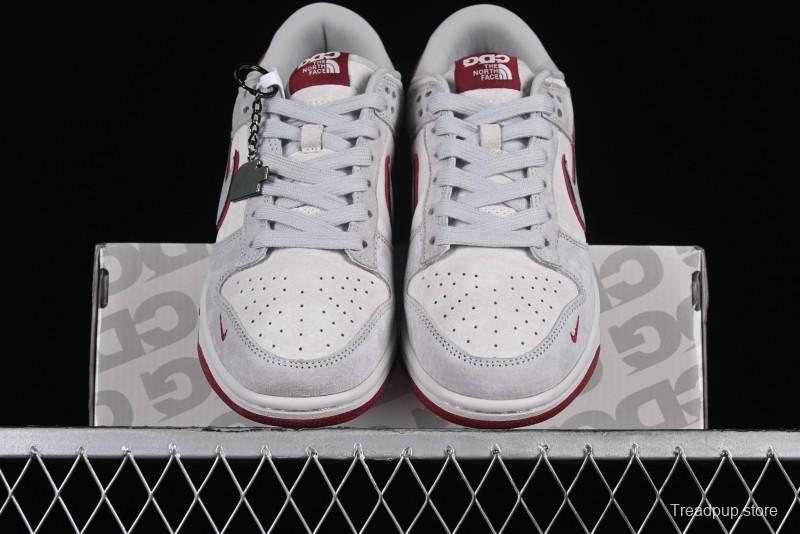 Nike Dunk Low The North Face CDG Collaboration - Grey Skateboard Shoes - DQ1098-336