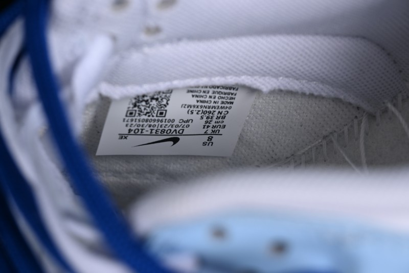 Nike Dunk Low Winter is Here Minimalist White Blue SB Lace-Up Low-Top Casual Skate Shoes - DV0831-104