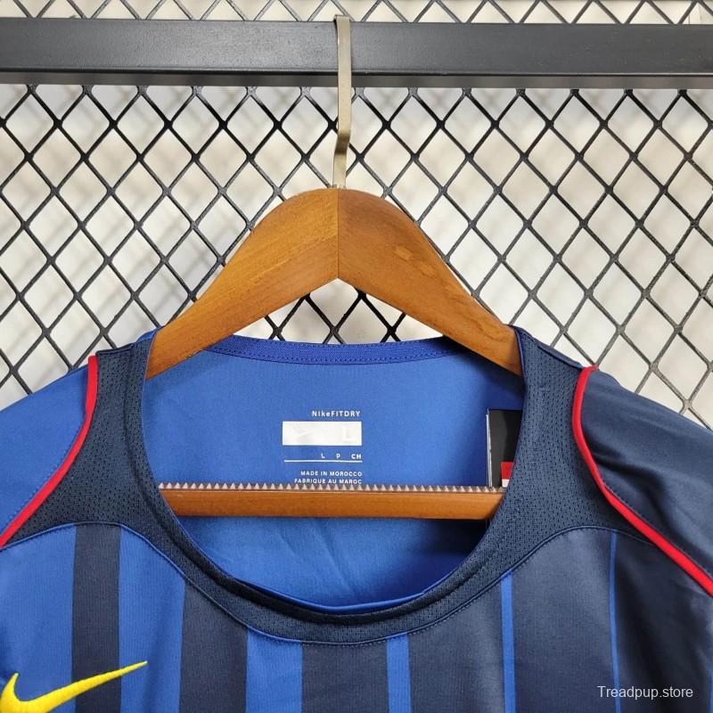 04/05 Retro Barcelona Away Jersey