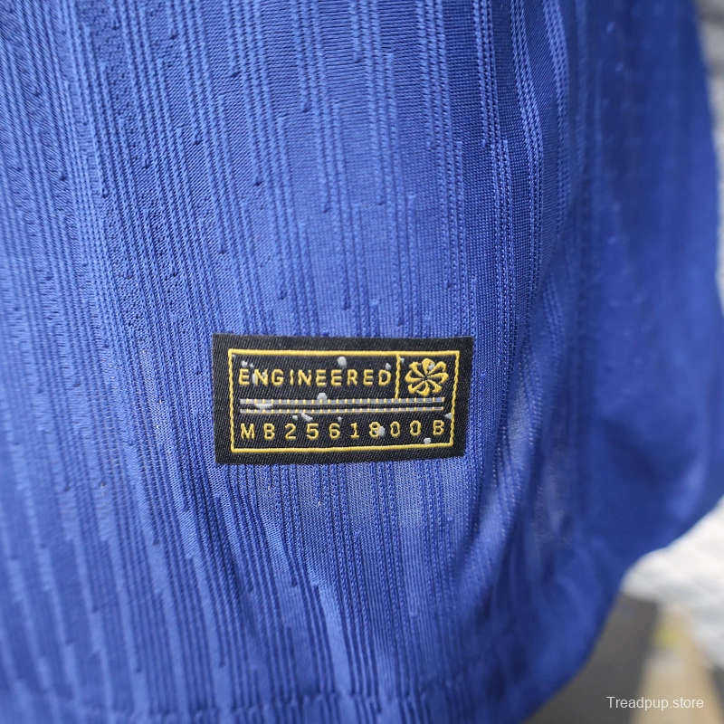 24/25 Player Version PSG Forth Blue Long Sleeve Jersey