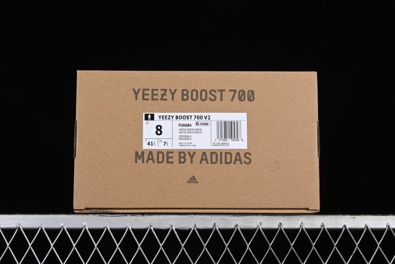 Adidas Yeezy Boost 700 V2 Inertia Running Shoes with 3M Reflective Design - FU6684