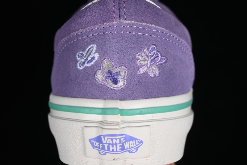 Vans Style 36 Low-Top Skate Shoes with Purple Embroidery - VN000CRPGRN