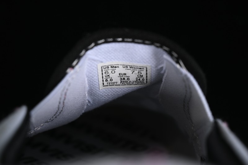 Vans Slip-On Classic Collaborative Hand-Painted Graffiti with Pink Accents and Crystal Outsole Checkerboard Slip-On - VN000CT5BPA