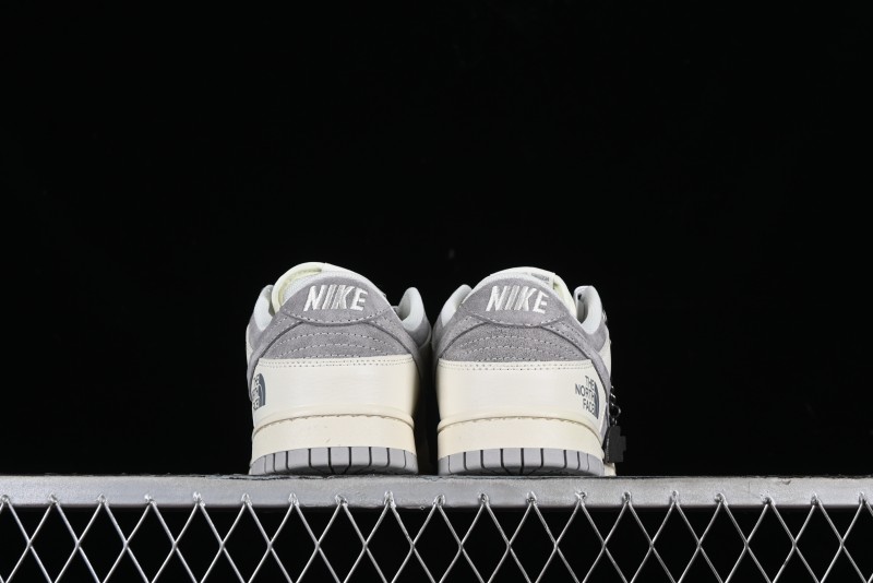Nike SB Dunk Low The North Face Collaboration - Beige Suede Anniversary High-End Custom Low-Top Casual Skate Shoes - XD6188-020