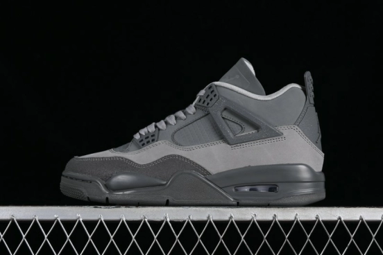 Nike Air Jordan 4 Retro SE "Paris Olympics" Sneakers in Smoked Grey - FQ7928-001