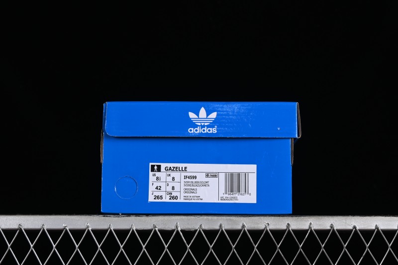 Adidas Originals Gazelle Indoor Retro Casual Slip-Resistant Wear-Resistant Low-Top Sneakers - IF4599