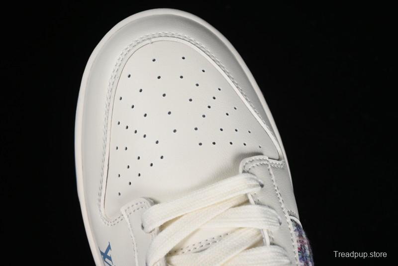 Nike SB Dunk Low LV Collaboration - Beige Blue Chanel Style Anniversary High-End Custom Low-Top Casual Sneakers - XX2025-323