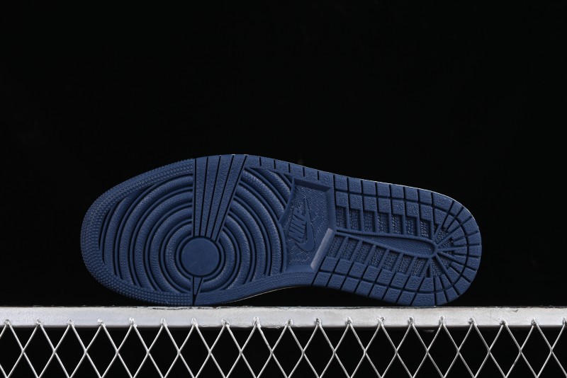 Nike Travis Scott x Fragment Design x Air Jordan 1 Low OG SP AJ1 LV Collaboration Deep Blue Low-top Casual Sneakers - LX1988-103