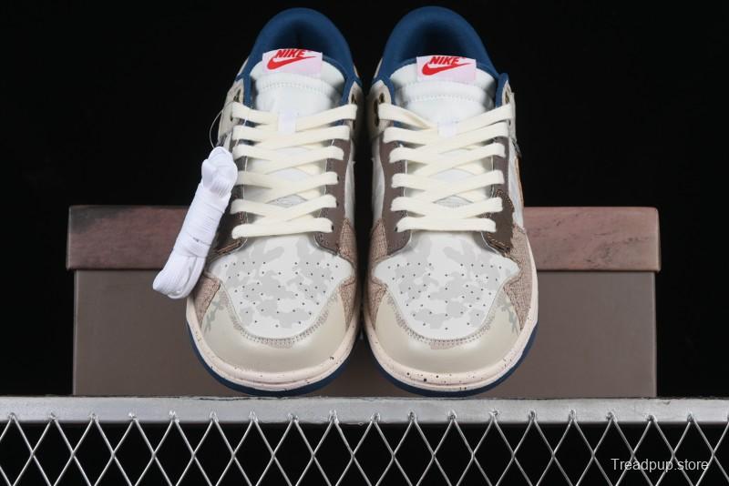 Nike SB Dunk Low Panda Prank Pioneer Knight Survival Beige Brown SB Strap Low Top Casual Skate Shoes - DD1391-400