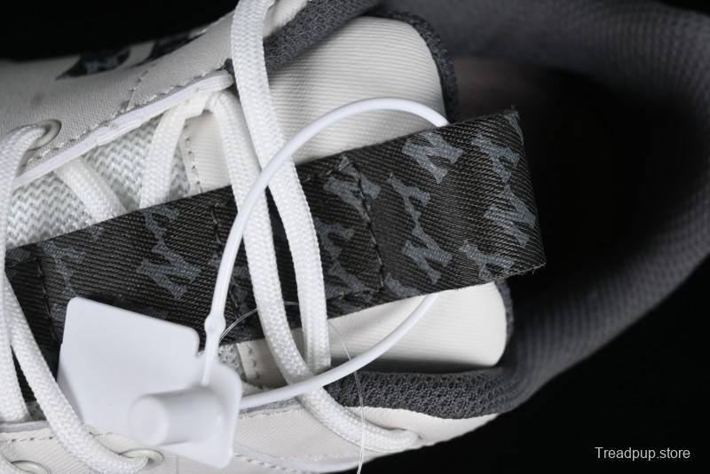 New York Yankees MLB Bigball Chunky Denim Monogram Platform Sandals - 3ASHBDM4N50BKS