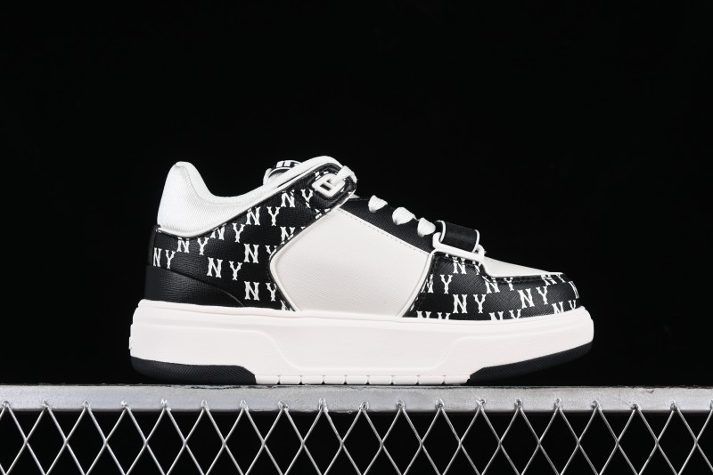MLB Chunky Liner New York Yankees Hook & Loop Lightweight Platform Sneakers with 6cm Height Increase - 3ASXLM13N50BKS