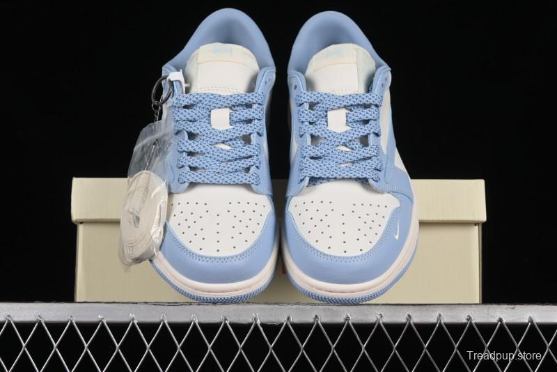 Nike Travis Scott x Fragment Design x Air Jordan 1 Low OG SP AJ1 Retro Sneakers - BB6588-101