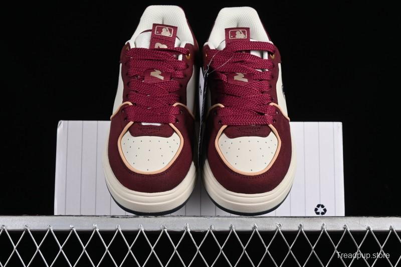 MLB Chunky Liner Basic New York Yankees Thick Platform Casual Sneakers with 6cm Height Increase - 3ASXCLS3N43WIS