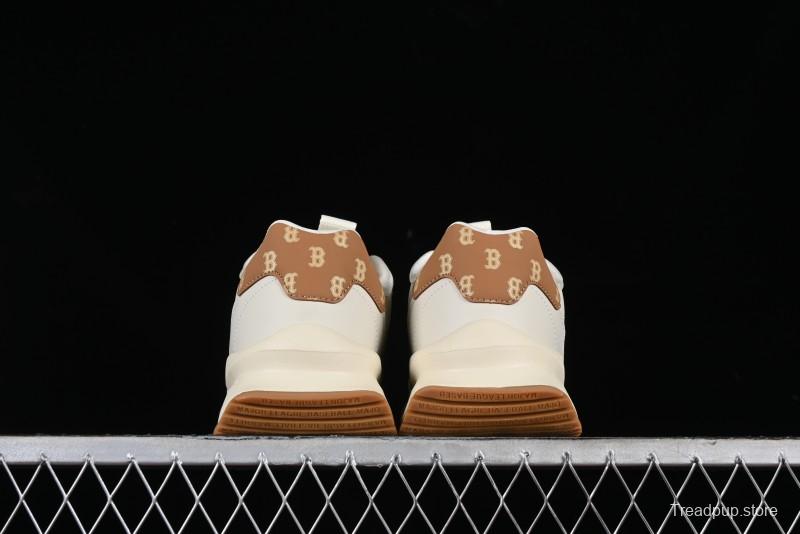 New York Yankees MLB Chunky Runner Denim Monogram Lightweight Casual Sneakers - 3ASHCRM3N43BRS