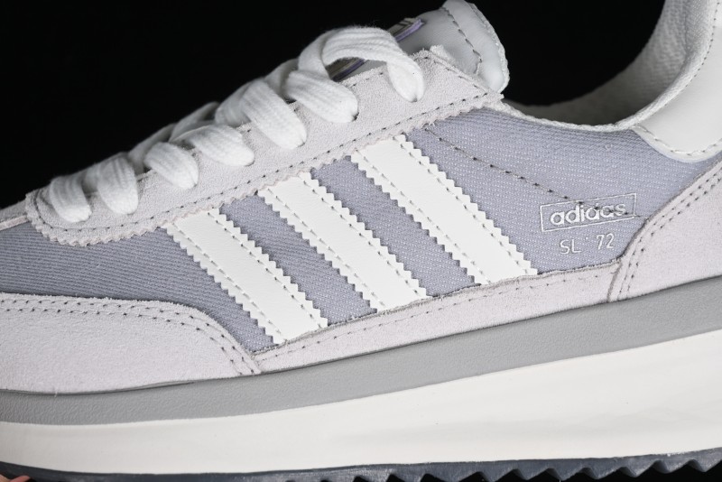 Adidas Originals SL 72 Retro Running Shoes with Nylon Upper and Rubber Outsole - JI2505