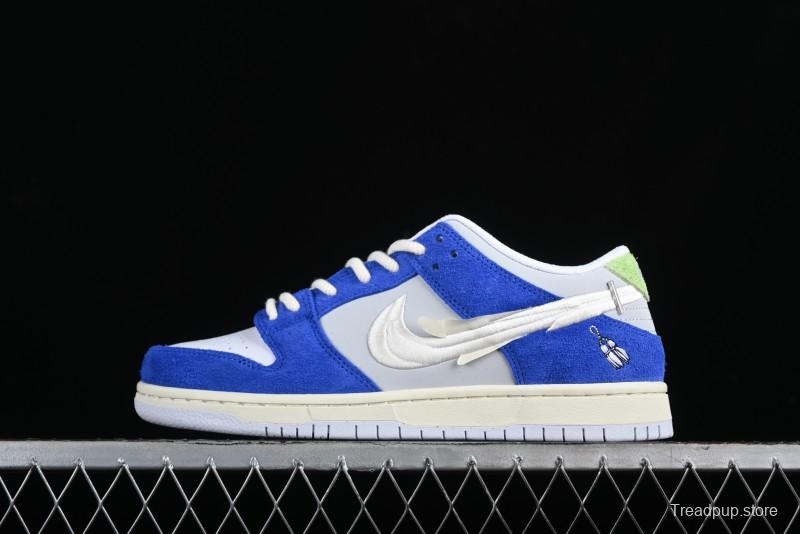 Nike April Skateboards SB Dunk Low Collaboration - Ice Rose SB Shattered Backboard Casual Skate Shoes FD2562-400