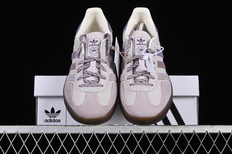 Adidas Originals Gazelle Indoor Kith Retro Casual Slip-Resistant Wear-Resistant Low-Top Sneakers - IH0120