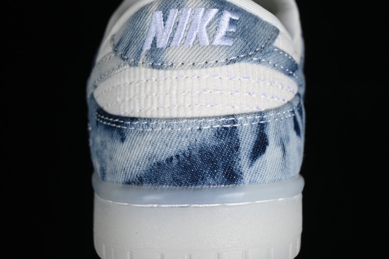 Nike SB Dunk Low Stussy Collaboration - Crystal Denim Anniversary Custom Low-Top Casual Skate Shoes - JH8039-937