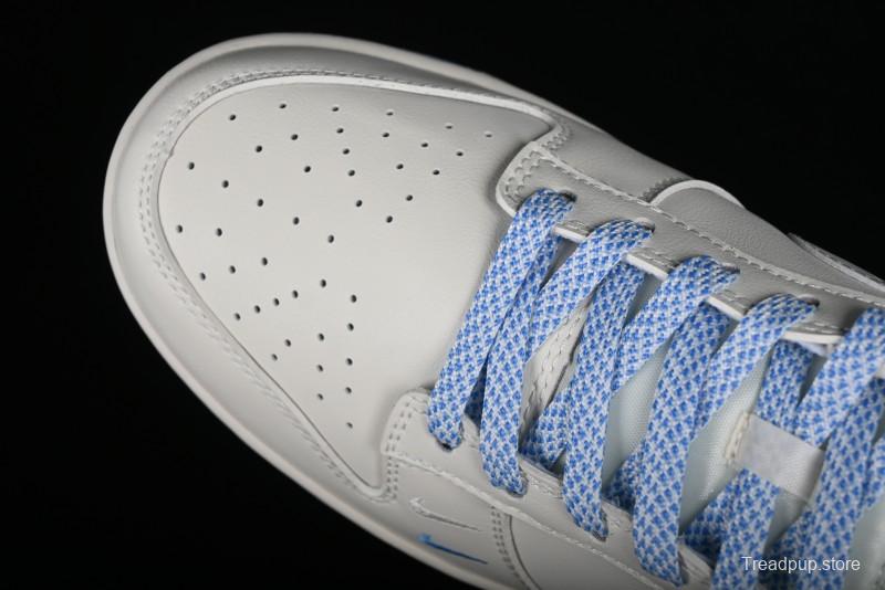 Nike SB Dunk Low LV Collaboration - Beige Navy Anniversary High-End Custom Low-Top Casual Skate Shoes - XX2025-322