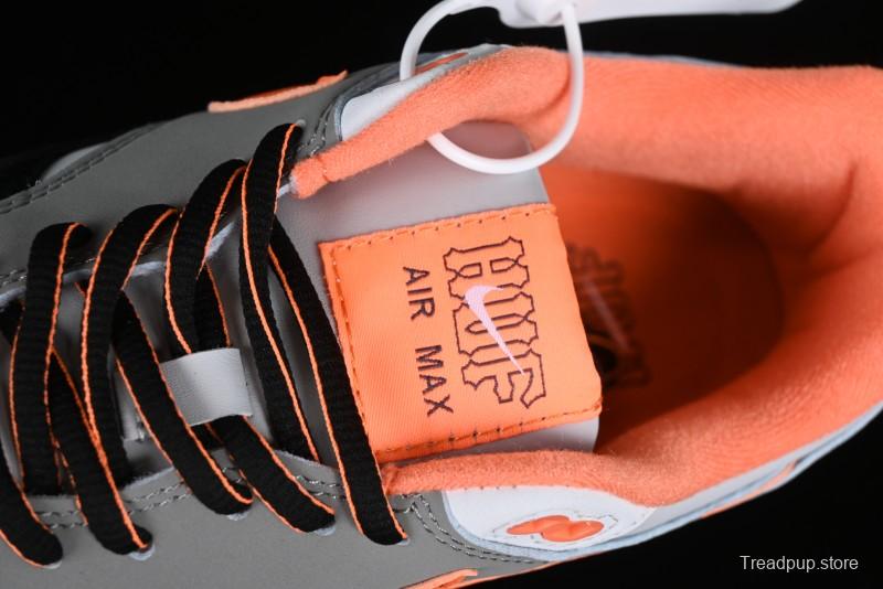 Nike Air Max 1 Retro Running Shoes with Half-Sole Air Cushion - HF3713-001