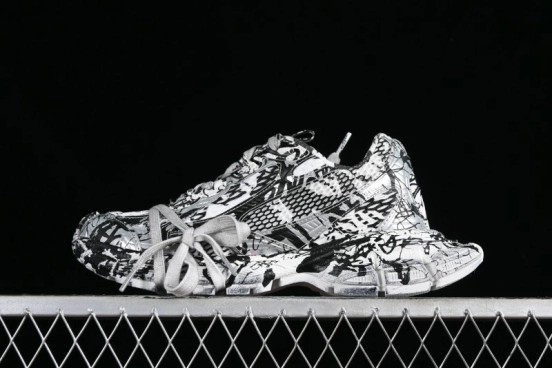 Balenciaga Phantom Sneaker Graffiti Running Shoes - W2RG39010