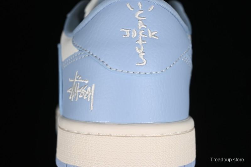 Nike Travis Scott x Fragment Design x Air Jordan 1 Low OG SP AJ1 Retro Sneakers - BB6588-101