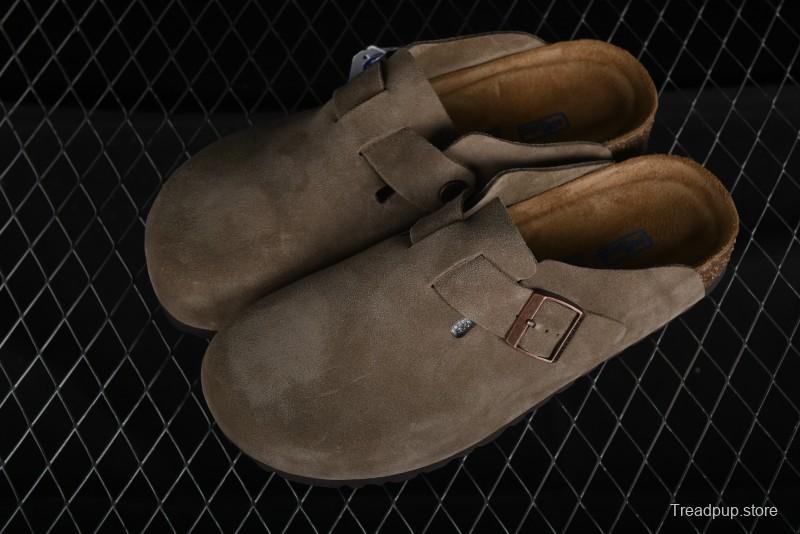 Birkenstock Arizona Soft Footbed Sandals with Suede Leather and Lambswool Lining - G.D4